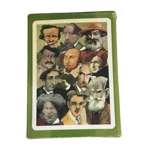 *FREE WITH PURCHASE* ‘GREAT WRITERS’ DECK OF CARDS STANDARD SIZE